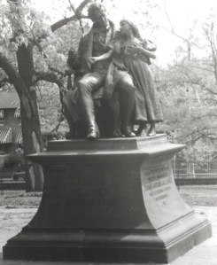 Thomas Gallaudet sculpture by Daniel Chester French