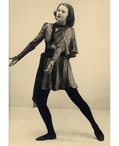 Audrey Hepburn at a dance recital, 1944, Arnhem Conservatory, Holland (age 15)