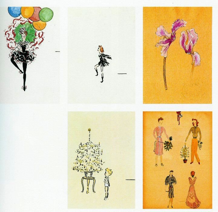 Audrey Hepburn's childhood artwork