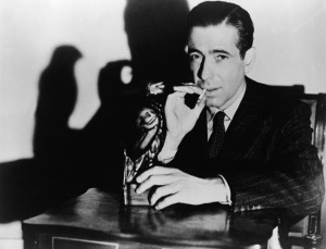 Bogart in "The Maltese Falcon"