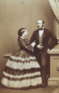 British Queen Victoria and Prince Albert, 1861