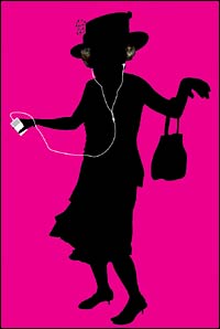 Queen Elizabeth Jiving to Her New IPod