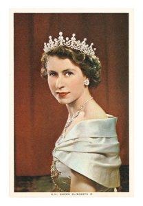 the newly-crowned Queen Elizabeth II