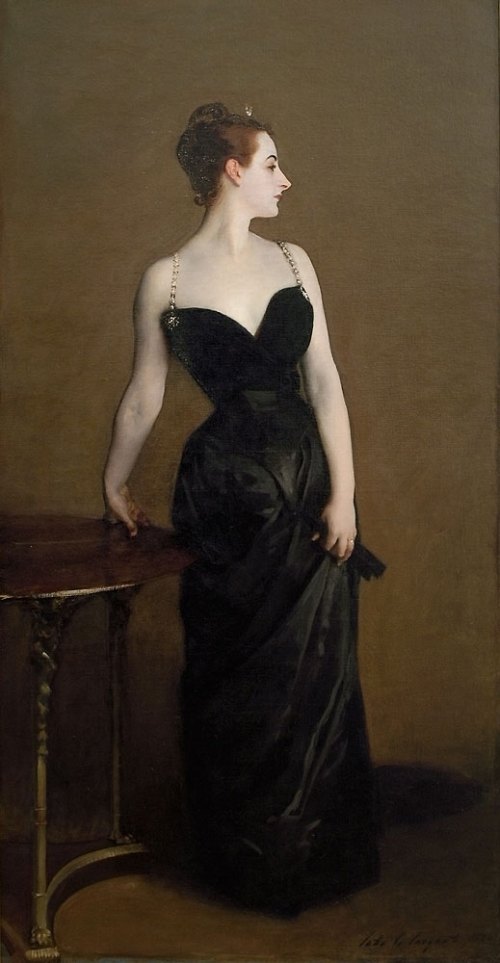 "Madame X" by American portrait painter John Singer Sargent, 1884