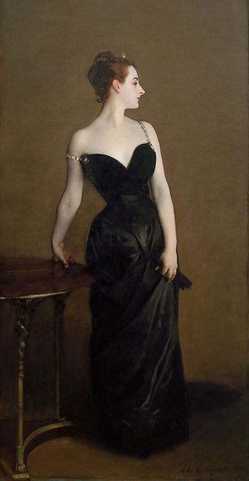 "Madame X" is shown as it must have originally appeared