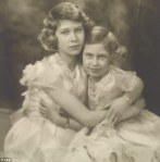 Princesses Elizabeth and Margaret Rose, 1939 Feb