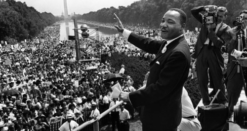 Dr. Martin Luther King, Jr., at the March on Washington, August 28, 1963. Credit:-/AFP/Getty Images