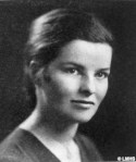 Katharine Hepburn from the Bryn Mawr College Yearbook 1928.