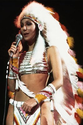 Cher in her 'Half Breed'outfit 1973