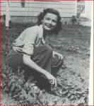 Gene T in Vic Garden,  1943. photo courtesy Lou and Mary Jo&nbsp;Mari