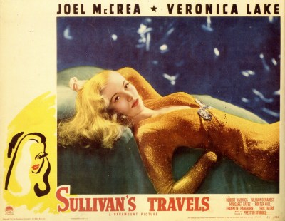 Note the doodle in the bottom left of the poster. It is instantly recognizable as Veronica Lake.