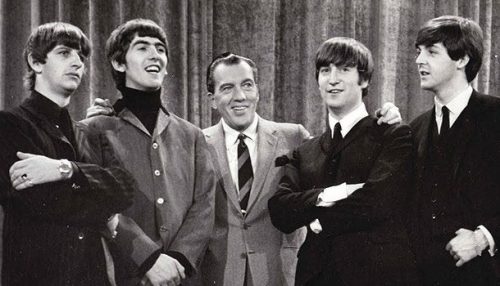 The Beatles on the Ed Sullivan Show. Feb. 9, 1964