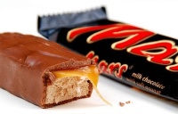 Mars bar with wrapper